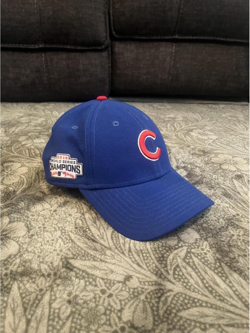 New Era Men's Blue and Navy Hat